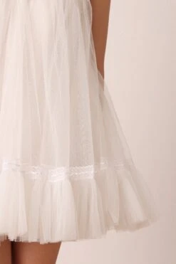 Sadie Mini Dress In Buttercream -Lace & Beads Shop SadieMiniinButtercream 1