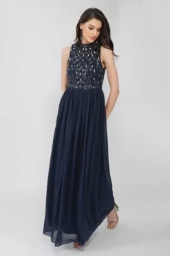 Saffron Floral Embellished And Embroidered Maxi Dress -Lace & Beads Shop Saffron 1 c662d64f b475 4d7a 8f68 eabb3eb6cea9