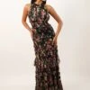 Santiago Winter Floral Maxi Dress -Lace & Beads Shop SantiagoCopy 1