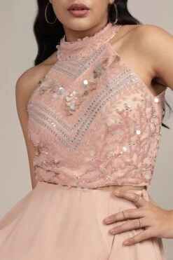 Shalice Nude Beaded Top -Lace & Beads Shop Shalice Top in Nude 11