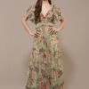 Shelby Maxi Dress In Light Green Floral -Lace & Beads Shop ShelbyMaxiinLightGreenFloral 4