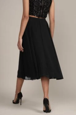 Skye Midi Skirt In Black -Lace & Beads Shop SkyeMidiSkirtinBlack 5