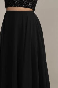 Skye Midi Skirt In Black -Lace & Beads Shop SkyeMidiSkirtinBlack 9