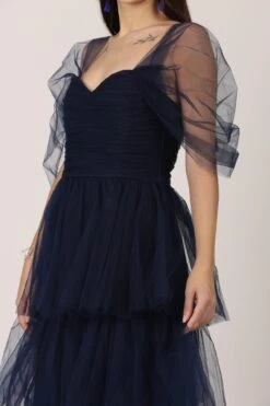 Sydney Tulle Midi Dress In Navy -Lace & Beads Shop SydneyMidi Navy 5 e7c26c89 02ae 4477 8fb7 dae13848ed01