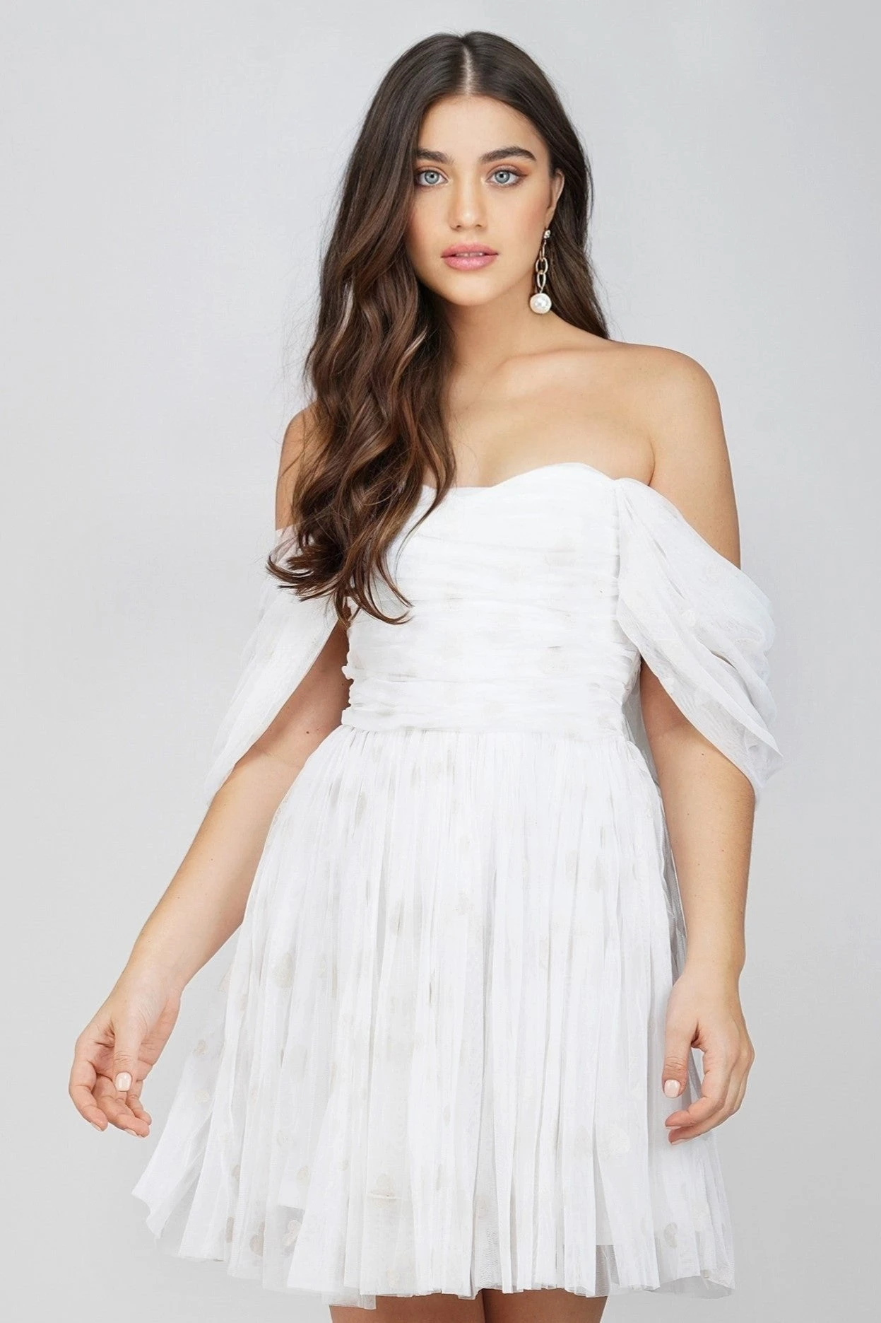 Sydney Ivory Polka Mini Dress 3 Sydney Ivory Polka Mini Dress