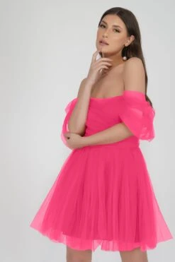 Sydney Pink Tulle Mini Dress -Lace & Beads Shop SydneyMini 1