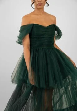 Sydney Maxi Dress In Forest Green 7 Sydney Maxi Dress In Forest Green -Lace & Beads Shop Sydney Forest Green Maxi 3