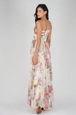 Thea Tulle Floral Maxi Dress -Lace & Beads Shop THEA 4