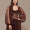 Tara Mini Dress In Coffee Brown -Lace & Beads Shop Tara Mini in Coffee Brown 4 39cdc3f2 f534 4f2e 92b9 9794352975cc