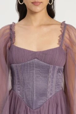 Tara Mini Dress In Lilac -Lace & Beads Shop Tara Mini in Lilac 7