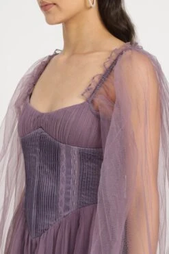 Tara Mini Dress In Lilac -Lace & Beads Shop Tara Mini in Lilac 8