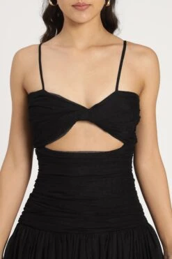 Theodora Mini Dress In Black -Lace & Beads Shop Theodora Mini in Black 8