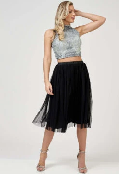 Val Tulle Midi Skirt In Black 9 Val Tulle Midi Skirt In Black -Lace & Beads Shop VALSKIRTINBLACK 5e543c9d ceba 407a 86e1 149ad76f0987