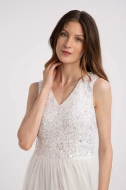 Picasso V Embellished Wedding Dress -Lace & Beads Shop embellishedbridalmaxidress 2