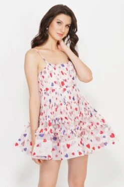 Bethan Mini In Glitter Rainbow Heart -Lace & Beads Shop image005 1