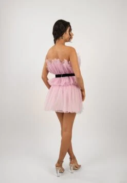 Nash Pink Tulle Mini Dress -Lace & Beads Shop nASHmINIdRESS 3