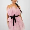 Nash Pink Tulle Mini Dress -Lace & Beads Shop nASHmINIdRESS 5 edited