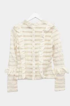Caladium Long Sleeve White Mesh Top -Lace & Beads Shop websiteimages 27