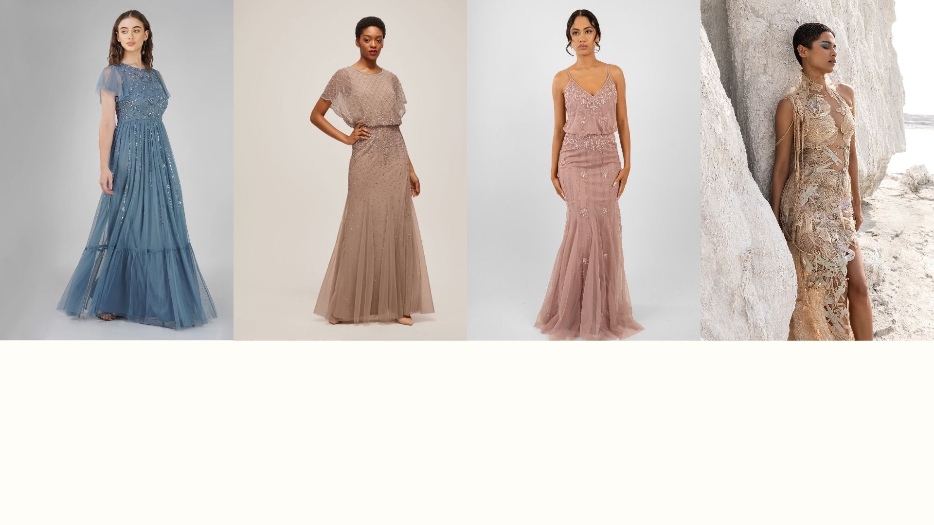 Lace & Beads Shop -Lace & Beads Shop Brown and White Minimalist Fashion Collection Presentation 1